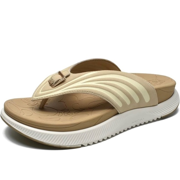 Elegant Cream Sandals - Picture 1 of 12